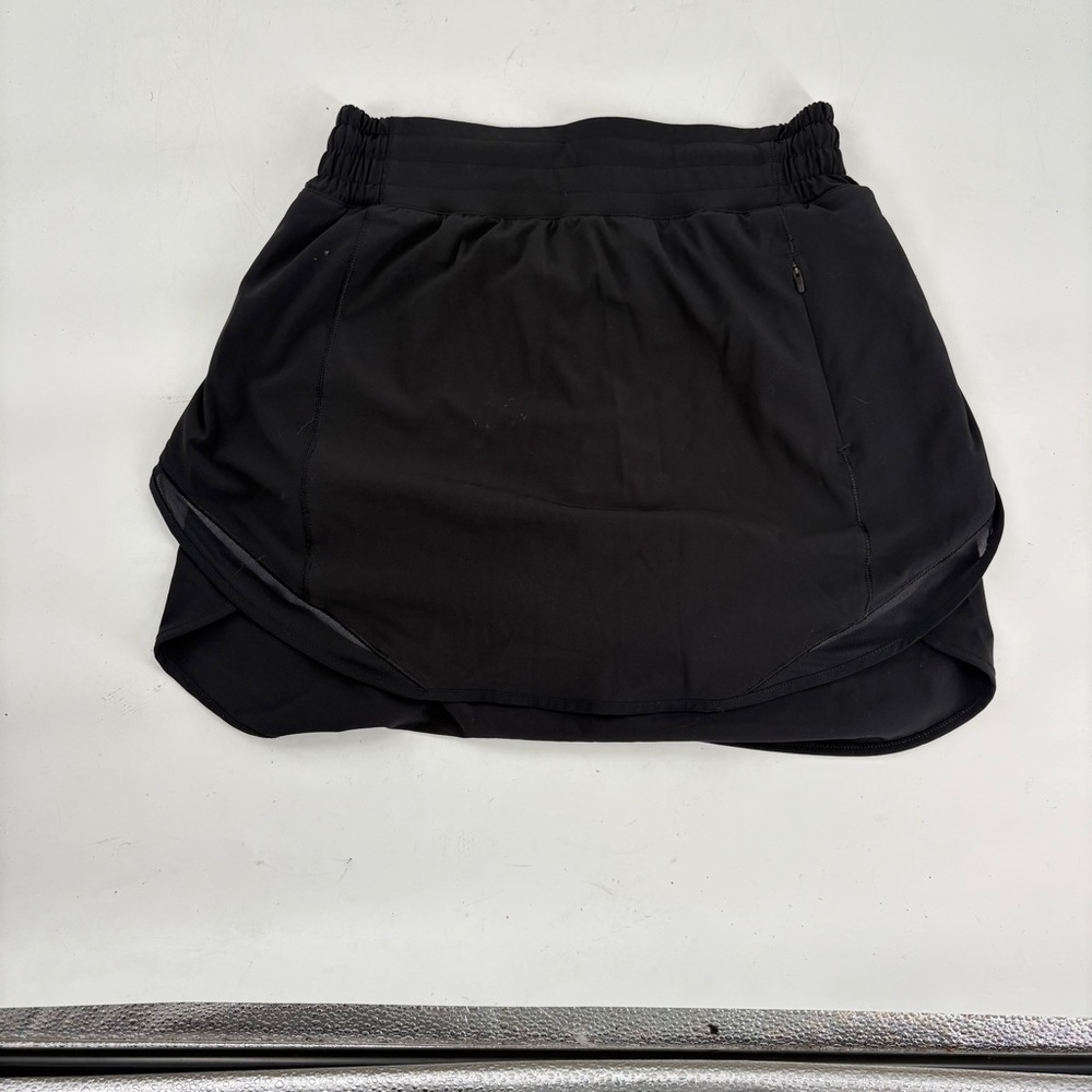 lululemon Hotty hot skort 4 high rise Black Women's Skort Athletic Tennis Skirt